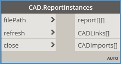 Bimorph Node Updates - CAD Report Instances Refactored