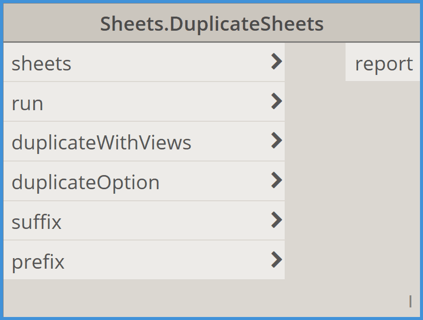 Bimorph Nodes DuplicateSheets for Dynamo BIM